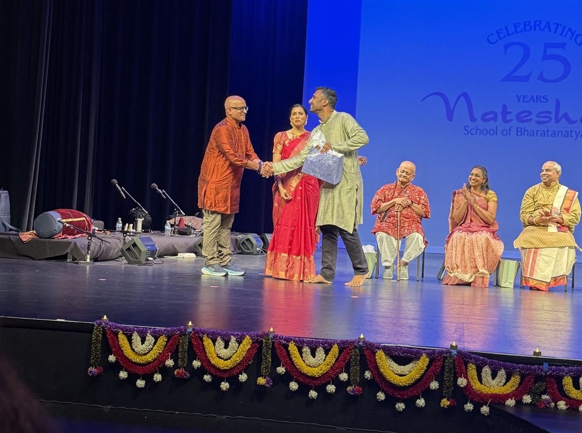 Honored at Natesha School's 25th Anniversary