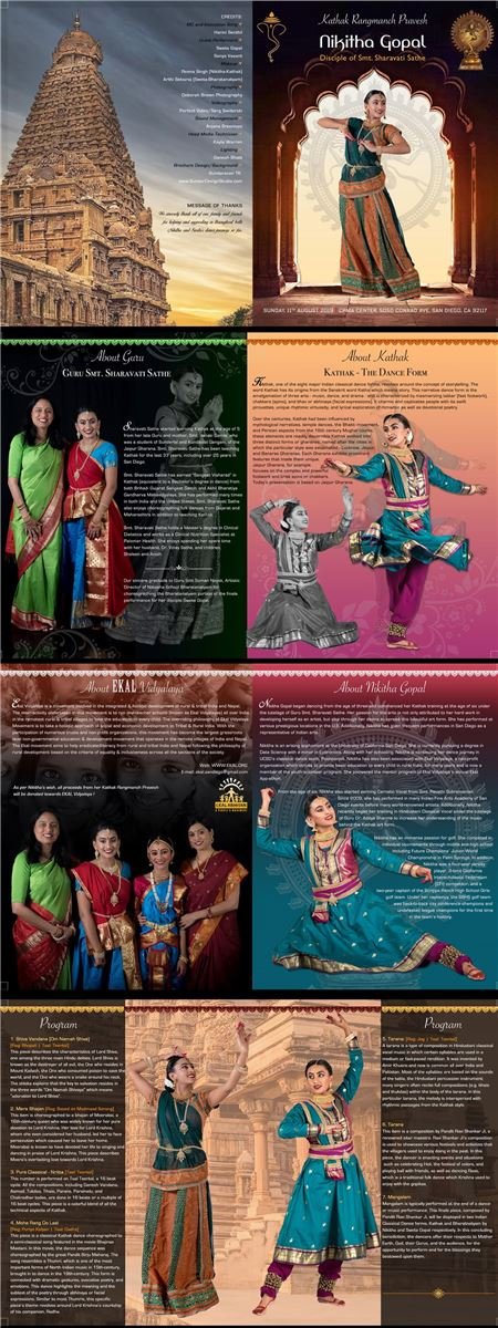 Nikitha Gopal's Kathak Rangmanch Pravesh