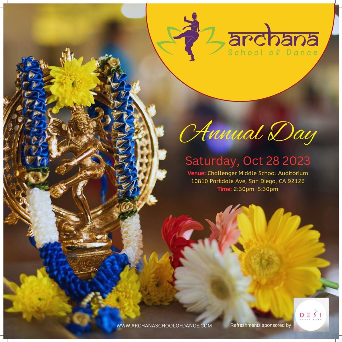 Archana School of Dance Annual Day Flyer