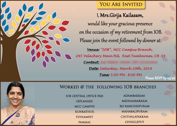 Retirement Party Invitation2