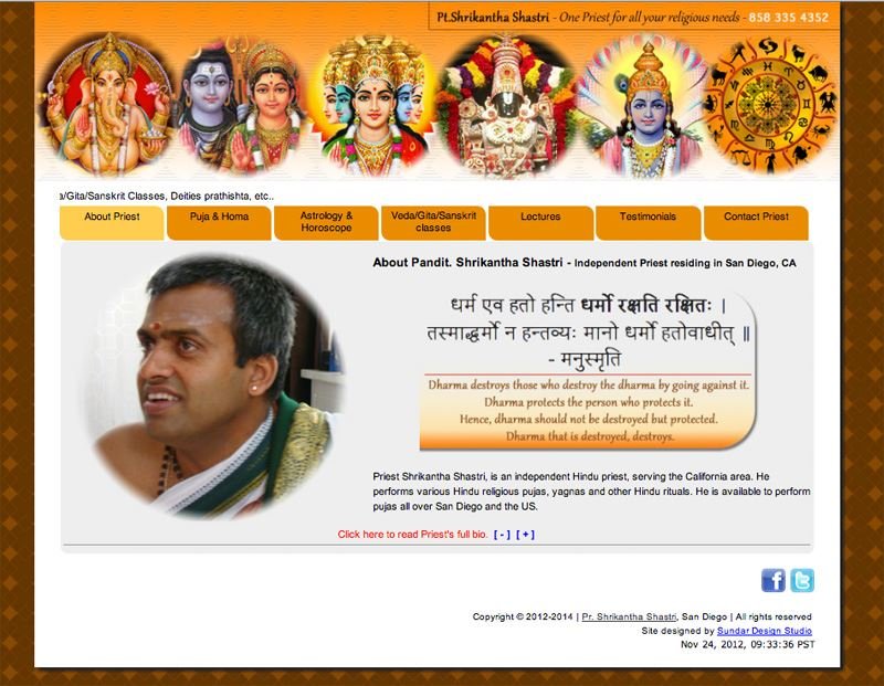 PriestShastri Site